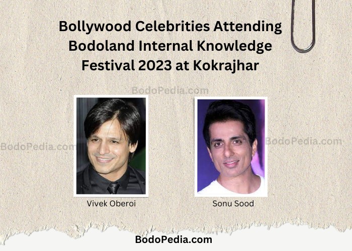 Bollywood actors Vivek Oberoi and Sonu Sood attending Bodoland International Knowledge Festival 2023 in Kokrajhar