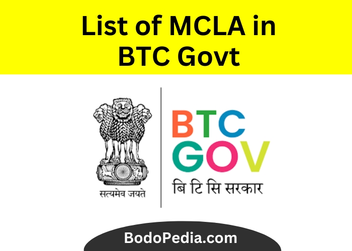 List of MCLA in BTC Govt