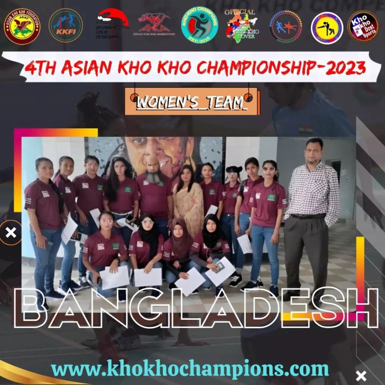 Bangladesh Womens Team for Asian Kho Kho Championship 2023