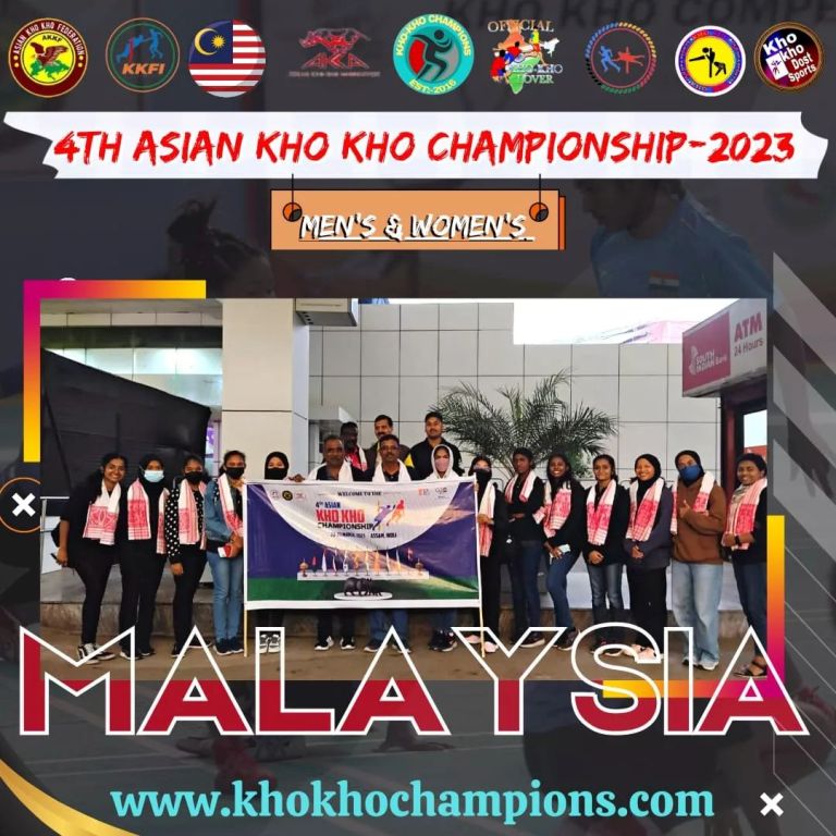 Malaysia Team for 4th Asian Kho Kho Championship 2023