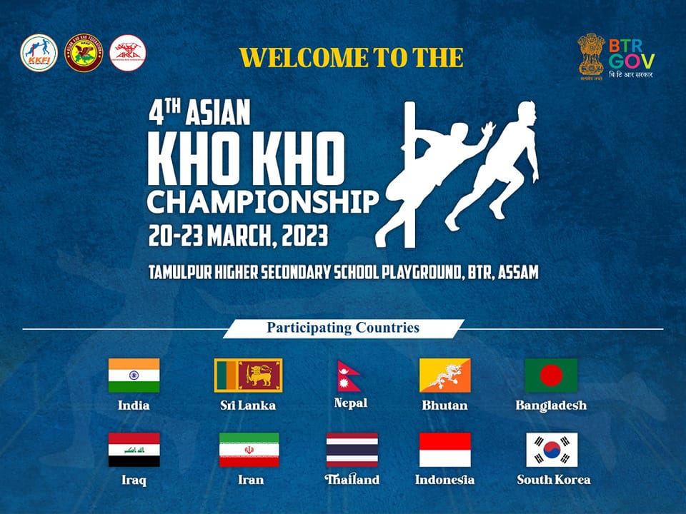 Pariticpating countries of 4th Asian Kho Kho Championship 2023