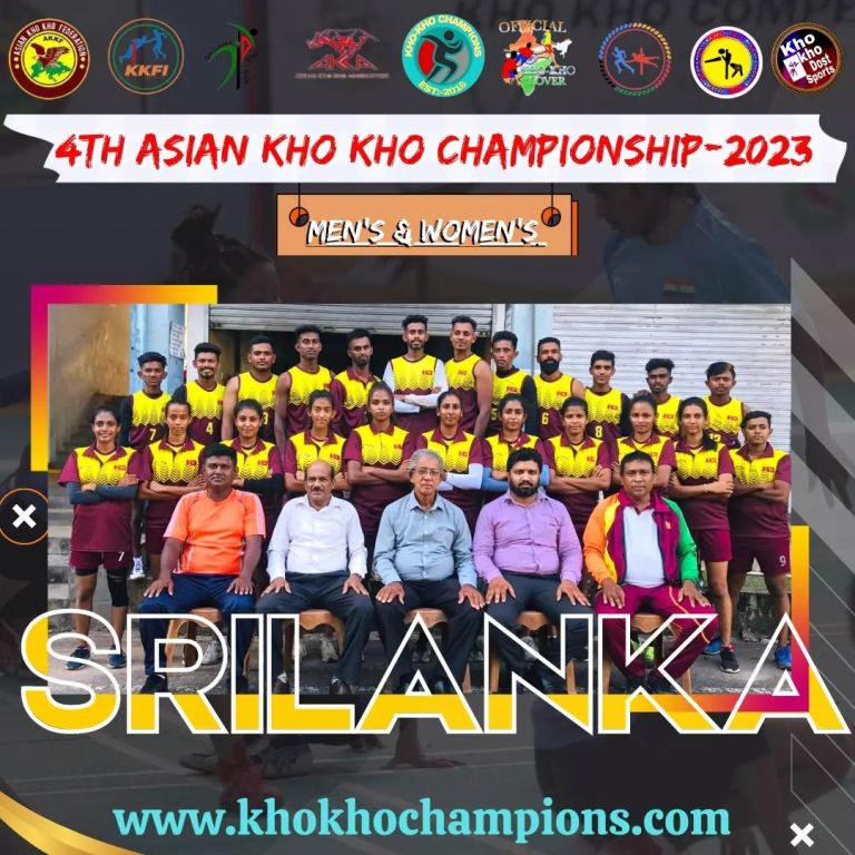Sri Lanka Team for 4th Asian Kho Kho Championship 2023