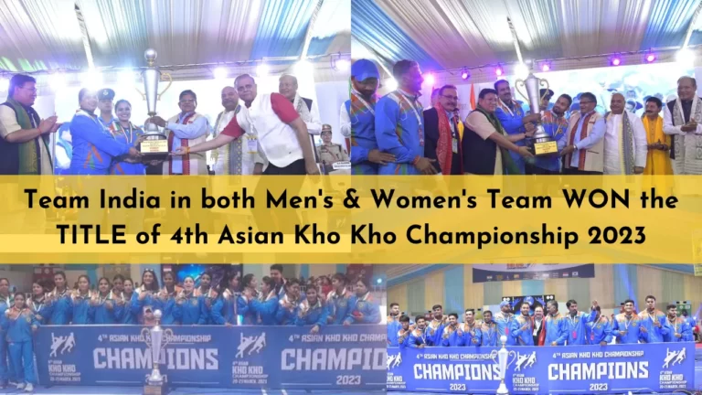 Winners of Asian Kho Kho Championship 2023