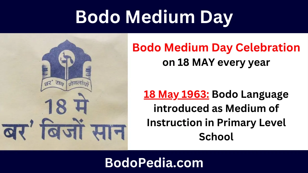 Celebrating Bodo Medium Day On 18 May Preserving And Promoting Bodo