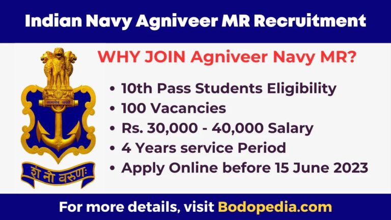 Indian Navy Agniveer MR Recruitment 2023