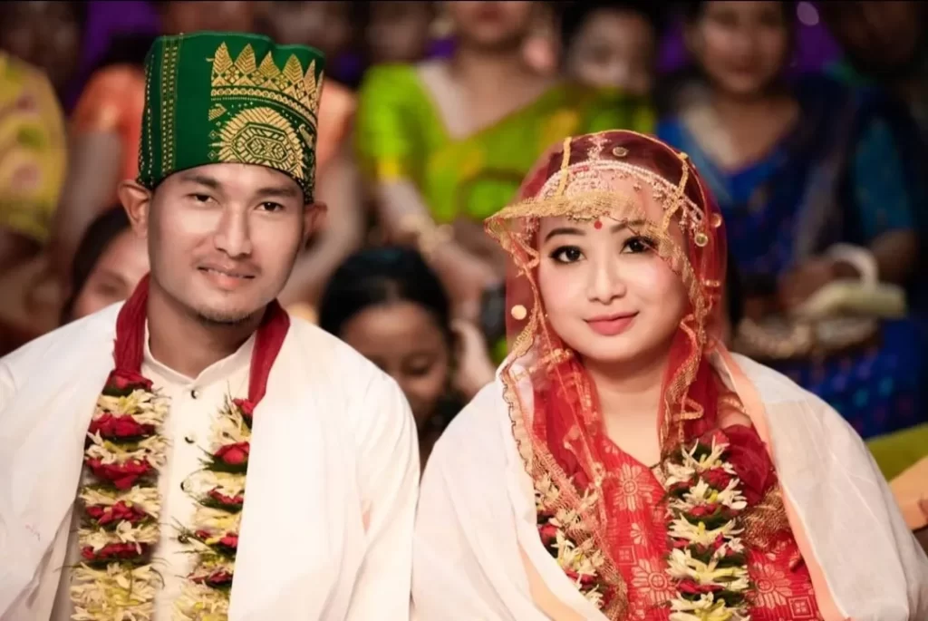 Halicharan Narzary and his wife Geetanjali Dewri
