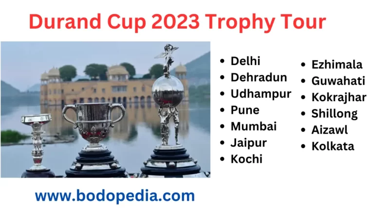 Durand Cup 2023 Trophy Tour