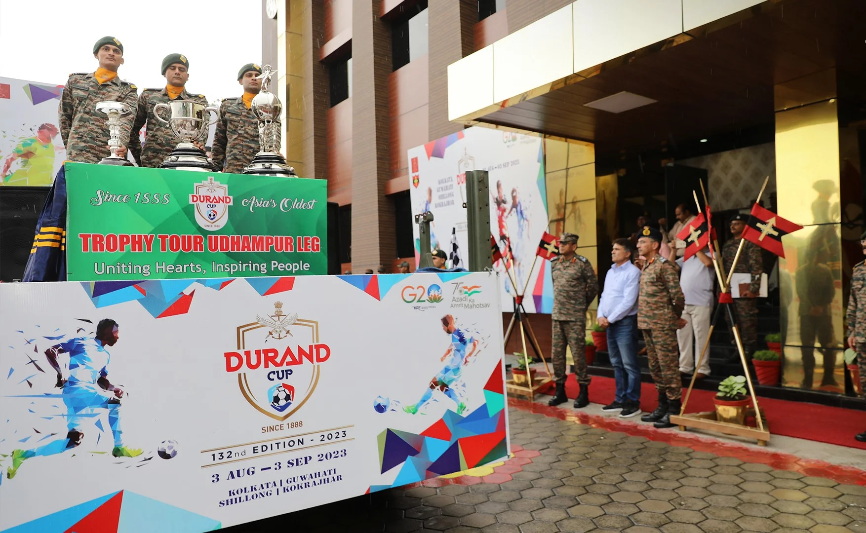 Durand Cup trophy tour 2023