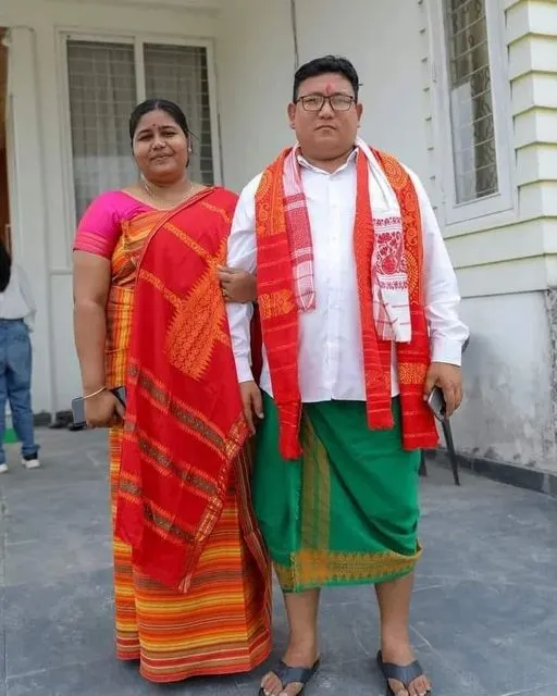 Pramod Boro and his wife