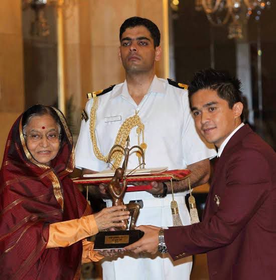 Sunil Chhetri Arjuna Award