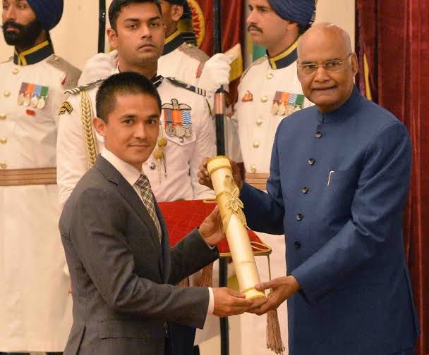 Sunil Chhetri Padma Shri Award