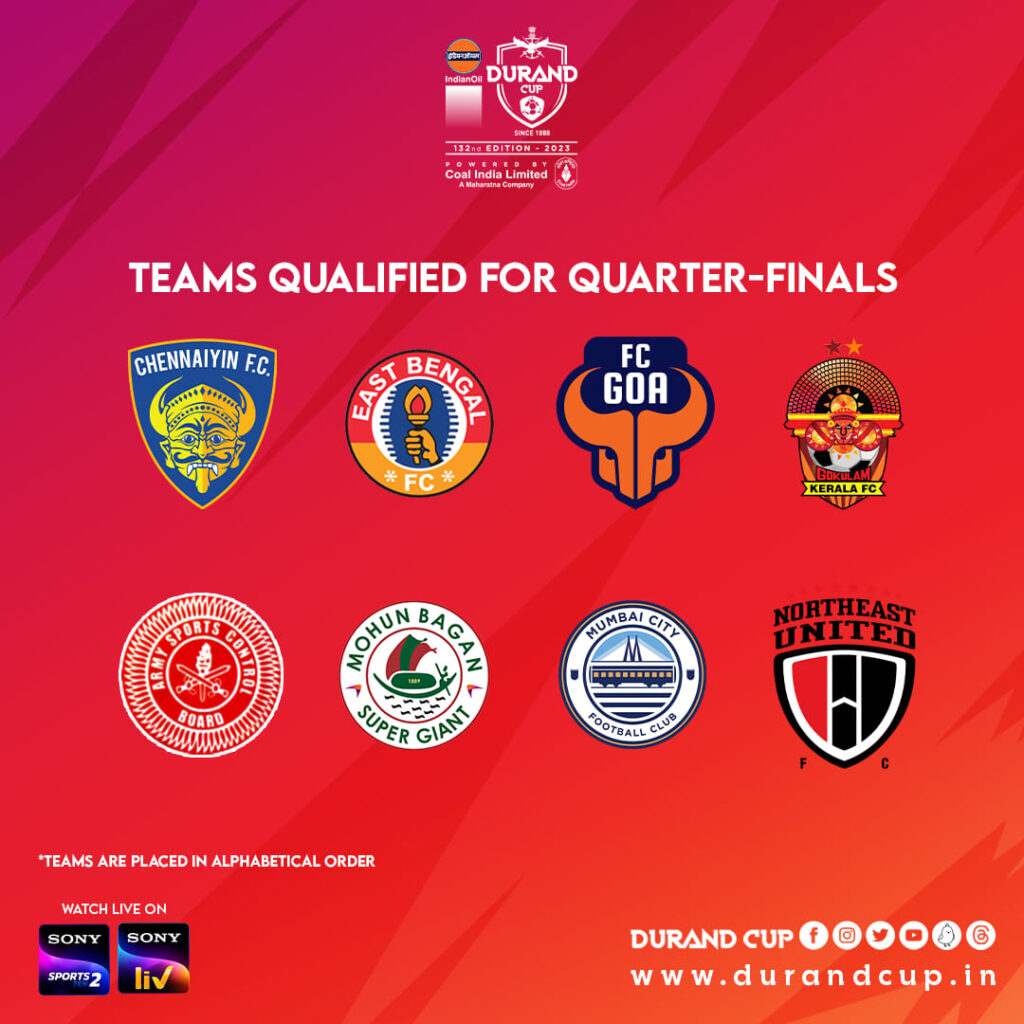 Durand Cup 2023 Quarter Final Qualifiers