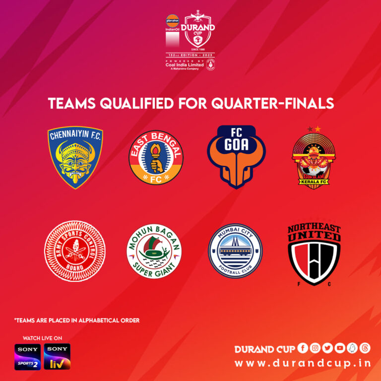 Durand Cup 2023 Quarter Final Qualifiers Fixtures Live Updates Bodo