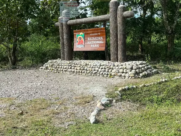 Raimona National Park Welcome Banner