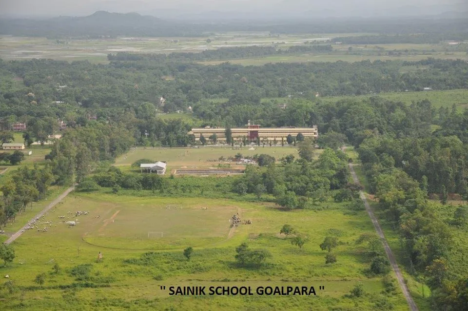 Sainik School Goalpara aerial view