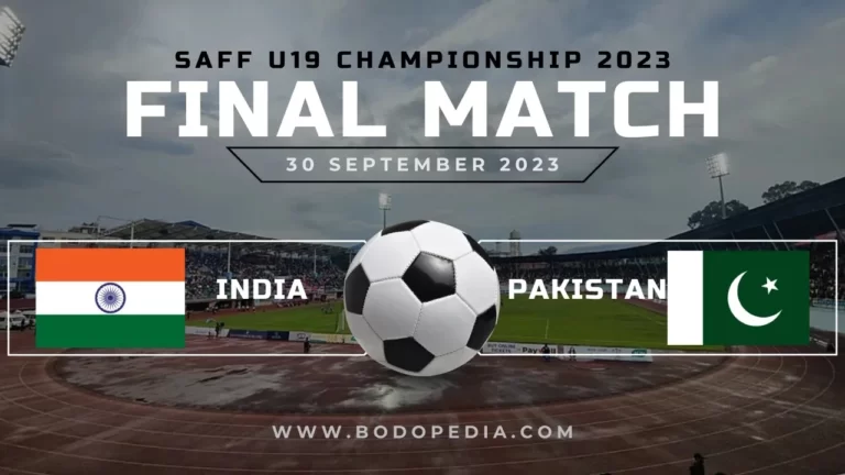 India vs Pakistan SAFF U19 Championship 2023 Final