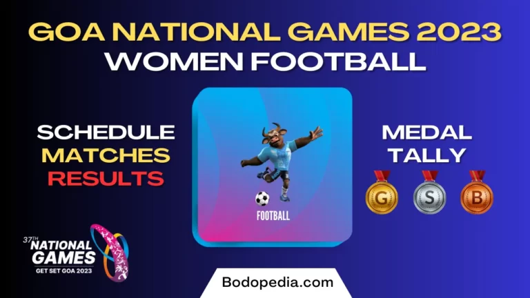 Goa National Games 2023 Women Football schedule and results