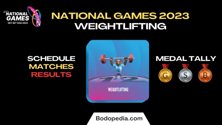 Goa National Games 2023 weightlifting schedule and results