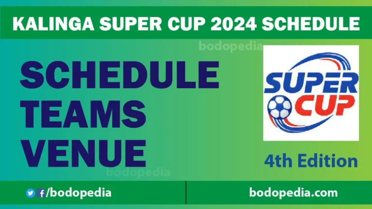 Kalinga Super Cup 2024 Schedule