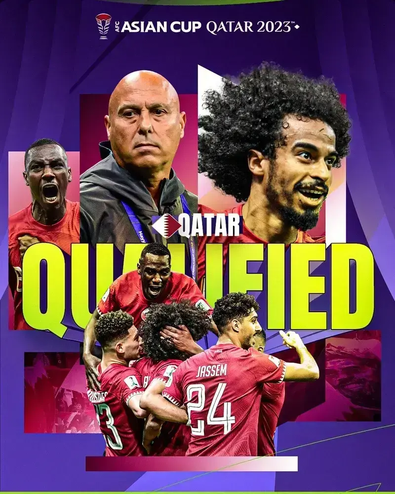 Qatar first team to advance to AFC Asian Cup 2024 knockout rounds