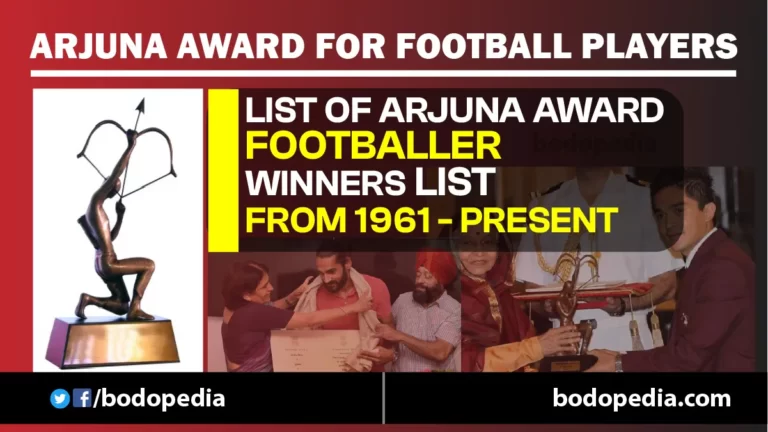 Arjuna Award For Football Players - Bodopedia.com