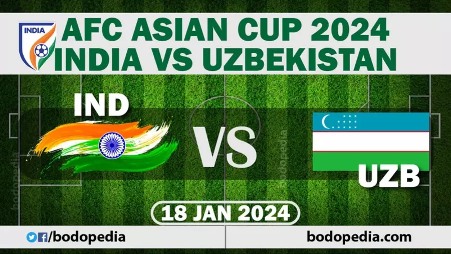 India vs Uzbekistan Football Match AFC Asian Cup 2024