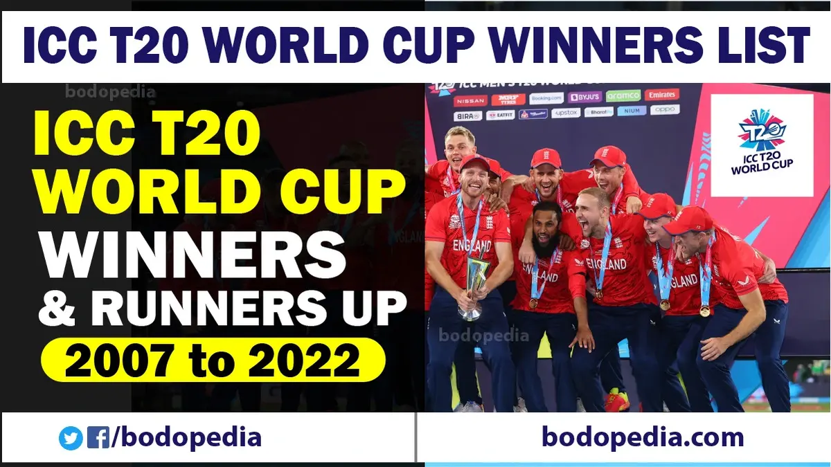 Icc T20 World Cup Winners List From 2007 To 2022